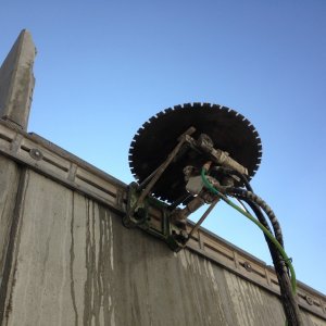 Beton Duvar Kesimi-Hidrolik Beton Kesme