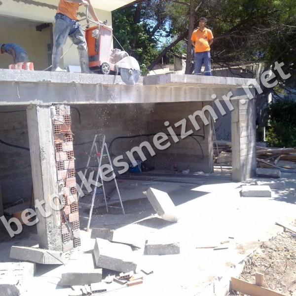 beton döşeme kesme