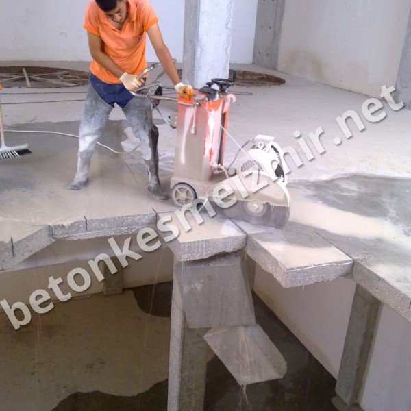 beton döşeme kesme